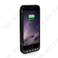 Miniatyrbild 2 av 4: TD® Backup Battery Case 4200 mAh för iPhone 5- 5c - 5S Vit - Power Bank - LED-skärm - Ytterligare nödport Svart