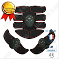 Miniatyrbild 2 av 4: TD® EMS Smart Abdomen Patch Abs Device (1 buk + 2 armar + 3 huvud) (svart + orange)