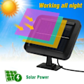 Miniatyrbillede 2 af 4: Solarlampe til væg til have - MINGMEI - 100 LED med bevægelsessensor - Sort - Solenergi
