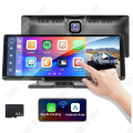 Pikkukuva 1 / 4: TD® 10.26 tuuman takanäyttö Autokamera Peruutuskamera WiFi CarPlay ja 4K GPS Navigointi Kameralla 64G TF-kortti