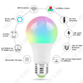 Miniatyrbild 2 av 4: TD® Smart WiFi Glödlampa Färg Ändra röststyrning Fjärrkontroll