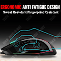 Miniatyrbillede 4 af 4: Souris Gaming - Teknologi Rabat - TD 7 Knapper - LED Baggrundsbelysning - Ergonomisk - Kablet