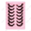 Miniatyrbild 1 av 4: TD® False Cat Eyelashes False Curly Cat Eyelashes False Curly Cat Ögonfransar Naturliga förlängningar Tjocka lösögonfransar för förstorade ögon