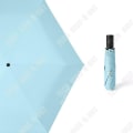 Miniatyrbillede 1 af 4: TD® Høst 6 os automatisk solskærm ultra-let solcreme sort lim regn- og solparasol kompakt dobbelt brug