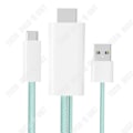 Pikkukuva 1 / 4: TD USB-kaapeli 1.8M HD 4K 60Hz 5v matkapuhelimille ja tietokoneille PVC-kaapeli USB C - USB C -kaapeli USB C -tyyppi