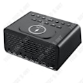 Miniatyrbillede 2 af 4: TD® Mobil Bluetooth-højttaler Bluetooth 5.0 Multi-mode Hurtig trådløs oplader til mobiltelefon Vækkeur Bluet
