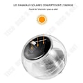 Pikkukuva 3 / 4: TD® Aurinkokäyttöinen LED-koristelaite, veden kelluva valaisin, värilamppu puutarhaan.