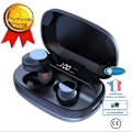 Miniatyrbillede 1 af 4: INN® Bluetooth headset trådløs G16 Binaural stereoopkald 5.0 LED-display med digital visning af ladekassen