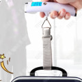 Miniatyrbild 3 av 4: TD® Portable Bagage Scale LCD Bakgrundsbelysning Blå skärm Precisionskrokdesign
