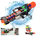 Miniatyrbillede 3 af 4: TD® - Vandpistol i Orange og Sort 56 cm Stor tank 900 ML Lang rækkevidde 8m Strand eller pool til børn og voksne