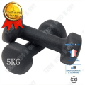 Miniatyrbillede 1 af 4: TD® 2pcsEt par små håndvægte med sort prikket overflade til kvinder, et par fitnessudstyr til børn derhjemme