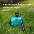 Miniatyrbillede 2 af 4: TD Tryksprøjte 5L 2200mAh Elektrisk sprøjte lithiumbatteri højtryks sprøjte til havearbejde