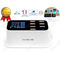 Miniatyrbillede 1 af 4: Lader - TD® - Hurtigopladnings USB multi-port - 40W - Digital display - QC3.0