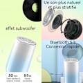 Pikkukuva 3 / 4: TD® Langaton Bluetooth-kaiutin 1200mAH Valo teho Kuuntele multimediaa sisäänrakennetulla akulla matala-ääninen integroitu kaiutin