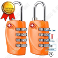 Miniatyrbillede 1 af 4: TD® 2 Låse med 4-cifret TSA kode til kufferter og tasker orange