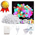 Miniatyrbild 1 av 4: TD® 220V EU-kontakt LED String Lights Bollar String Lamp Holiday String Lights Bröllop Hem Fest Varm Vit