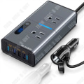 Miniatyrbillede 1 af 4: TD® Bil inverter 12v24v multifunktionel 200w USB stik strøm konverter bil smart oplader inverter