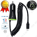 Miniatyrbild 1 av 4: Billaddare - TD® - Fjädersladd - Snabbladdning - 12-24V - Intelligent skydd svart