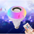 Miniatyrbild 3 av 4: Ampull Högtalare E27 Bluetooth-ansluten smart färgglad LED belysningskontroll hem färgändring