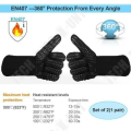 Miniatyrbild 1 av 4: TD® Grillhandskar/ Ugnshandskar/Anti-Heat Upp till 500°C/EN407 Certifierad, Universal