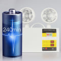 Miniatyrbild 4 av 4: Nödbelysningslampa - TD® - LED med dubbelt huvud - 5W - 100LM - IP20 Vit