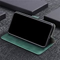 Miniatyrbillede 3 af 4: Telefonetu - TD® - Grøn - Stødbeskyttelse - Læder - Indbygget kickstand Grön