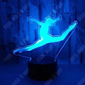 Miniatyrbillede 2 af 4: LED Kontorbelysning - TECH DISCOUNT - 7 Farver - Optisk Illusion - USB Genopladelig