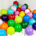Miniatyrbild 2 av 4: Ballonger - TD® - Blandade färger - 100 stycken - 10 tum - Matt latex blandad färg