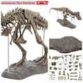 Miniatyrbillede 3 af 4: Tyrannosaurus Rex Skelet Dinosaur Dyr Samler Dekor Model Legetøj Dinosaur Skelet Model