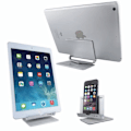 Miniatyrbild 4 av 4: Support för surfplatta - TD® - Fällbar i aluminium - 4-12 tum - Smartphone/surfplatta - Grå