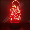 Miniatyrbillede 3 af 4: TD® GEZHF Angreb på Titan Eren Anime Nattlampe 3D 16 farver LED Touch Light Bordlampe Værelse Lys Gave til AM57