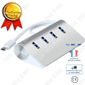 Pikkukuva 1 / 4: TD® Hub USB 3.0 Apple MacBook Air Pro iMac 4-Port USB Hi-Speed ​​​​Adapter MacBook Connect Pendrive Port