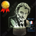 Miniatyrbillede 1 af 4: lampe Johnny Hallyday 3D fjernbetjening farvet lys 7 farver natlampe sengebord lampe USB kabel dekoration atmosfære fan Johnny