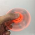 Miniatyrbild 4 av 4: TD® Lot 2 Fidget Hand Spinner-Triangelleksak Vuxna Barn- Fingerleksak- Dekompression- Antistress- VIT -ORANGE