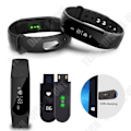 Miniatyrbillede 3 af 4: TD® Smart Armbånd Bluetooth-Hjertefrekvensur Smart Skridttæller Søvnovervågning Kalorier Vandtæt Aktivitet