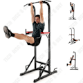 Miniatyrbillede 1 af 4: TD® Pull Up Bar Romersk Stol Power Tower Træning Arm Bøjning Station Pull Up Styrketræningsstation Til Hjemmet Træning Legering Stål