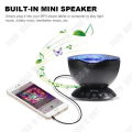 Miniatyrbild 2 av 4: TD® Creative svart LED-projektionslampa innovativ teknik med ljudfjärrkontroll, färgglad sömnhjälp av plast för barn