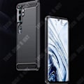 Miniatyrbillede 4 af 4: TD® Silikone cover i kulfiber til Xiaomi Note 10 Børstet blødt og stødresistent telefondæksel
