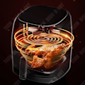 Miniatyrbild 3 av 4: TD® Air Fryer Stor kapacitet visuellt strömavbrottsminne med 8 förprogrammerade menyer Oljefri elektrisk fritös
