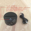 Miniatyrbillede 3 af 3: TD® Taktile dekorativ lampe med optisk illusion 7 farver - model spider-man - lavt forbrug USB-kabel 3 AA batterier