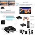 Miniatyrbillede 4 af 4: TD® X96 Mini Smart TV Set Top Box TV BOX 16G Wifi Android TV Box Interface HDMI af høj kvalitet Universel kompatibilitet 4K Ultra