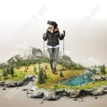 Miniatyrbild 4 av 4: Virtuell verklighet headset Par av VR-glasögon för smartphone för video och 3D-spel svart med huvudrem - G04A