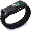 Miniatyrbillede 1 af 4: Nødbracelet til camping udendørs, campingudstyr, overlevelsesarmbånd, multifunktionelt vævet infrarød laserarmbånd.