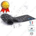Miniatyrbillede 1 af 4: Bluetooth Tastatur QWERT TD® Universel 108 taster IP67 USB Bluetooth 3.0 300 mAh 360x105x8 mm Fleksibel og vandtæt silikone