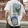Miniatyrbild 4 av 4: TD® Casual Mesh Messenger Bag Blå färg Lätt axelväska Mobiltelefon Canvas Tillbehör Remmar Fickor