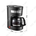 Miniatyrbillede 4 af 4: TD® Hjemmekaffemaskine, fuldautomatisk te-maskine, lille hjemmekaffemaskine med temperaturkontrol