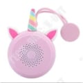 Pikkukuva 2 / 4: TD® Sateenkaarimusiikkia soittava kannettava bluetooth-kaiutin, söpö, vaaleanpunainen