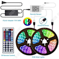 Miniatyrbild 4 av 4: TD® 5050 Flerfärgad fjärrkontroll 5m Smart LED-ljusstång Ändra synkronisering Rytm Musik LED-band Bröllopsfest