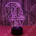 Miniatyrbillede 1 af 4: TD® Dekorativ berøringsoptisk lampe 7 farver optisk illusion - model tucan - lavt forbrug kabel USB eller 3 AAA-batterier