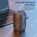 Pikkukuva 2 / 4: TD Langaton bassokaiutin Bluetooth-pöytäkaiutin musiikkia varten kotiin, ulos, leirintäalueelle